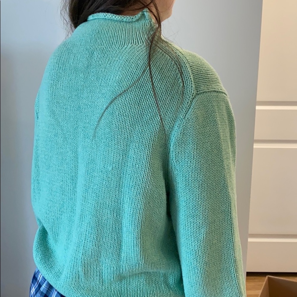J. Crew Mint Green Sweater - Picture 2 of 7